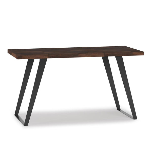 Distressed Charcoal Brown | Lowry Flat Top Desk