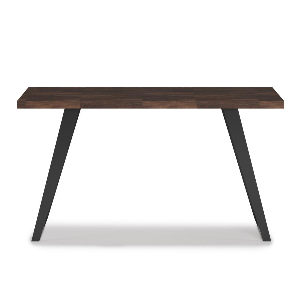 Distressed Charcoal Brown | Lowry Flat Top Desk
