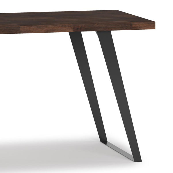Distressed Charcoal Brown | Lowry Flat Top Desk