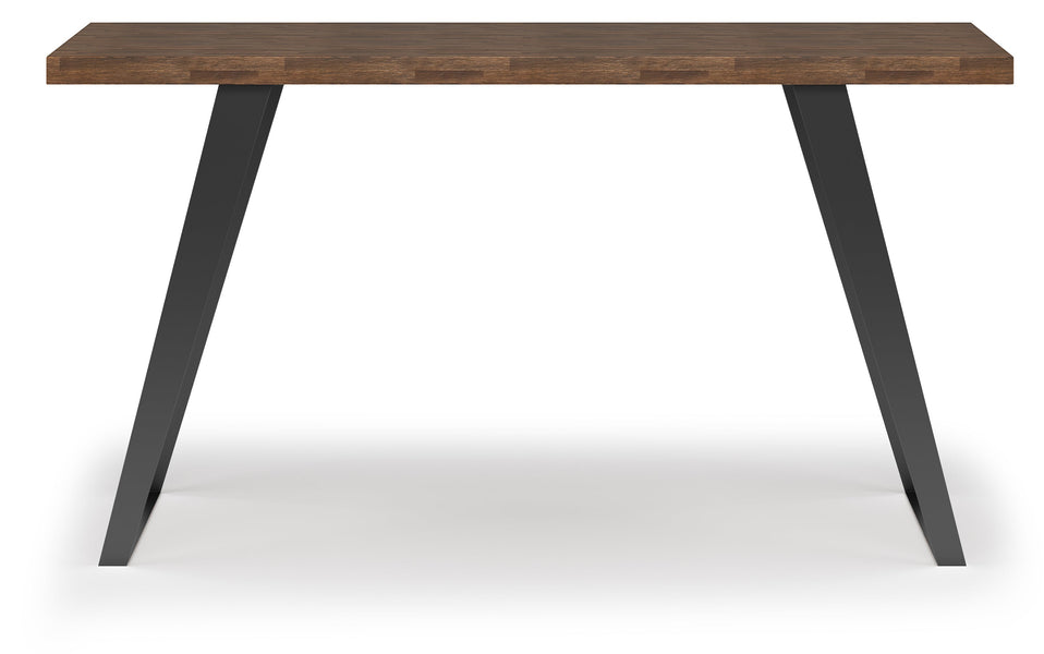 Rustic Natural Aged Brown | Lowry Flat Top Desk