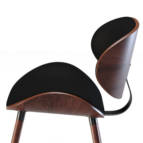 Black Vegan Leather | Marana Dining Chair