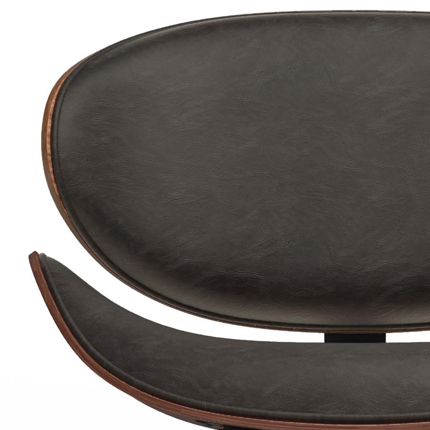 Distressed Brown Distressed Vegan Leather | Marana Dining Chair