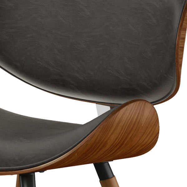 Distressed Brown Distressed Vegan Leather | Marana Dining Chair