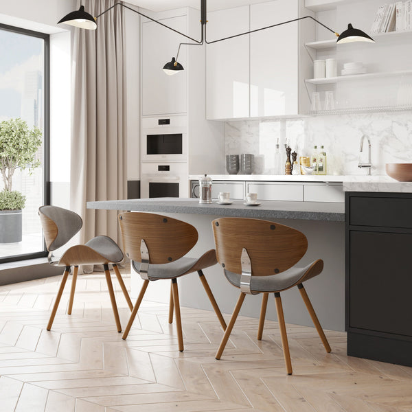 Grey Linen Style Fabric | Marana Dining Chair