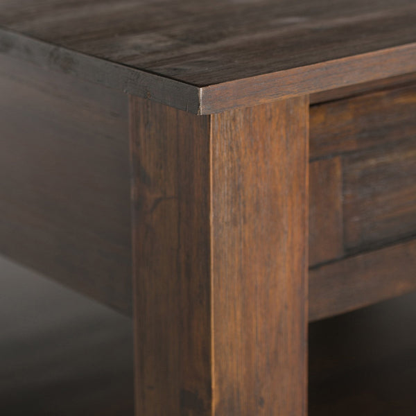 Distressed Charcoal Brown | Monroe Square Coffee Table