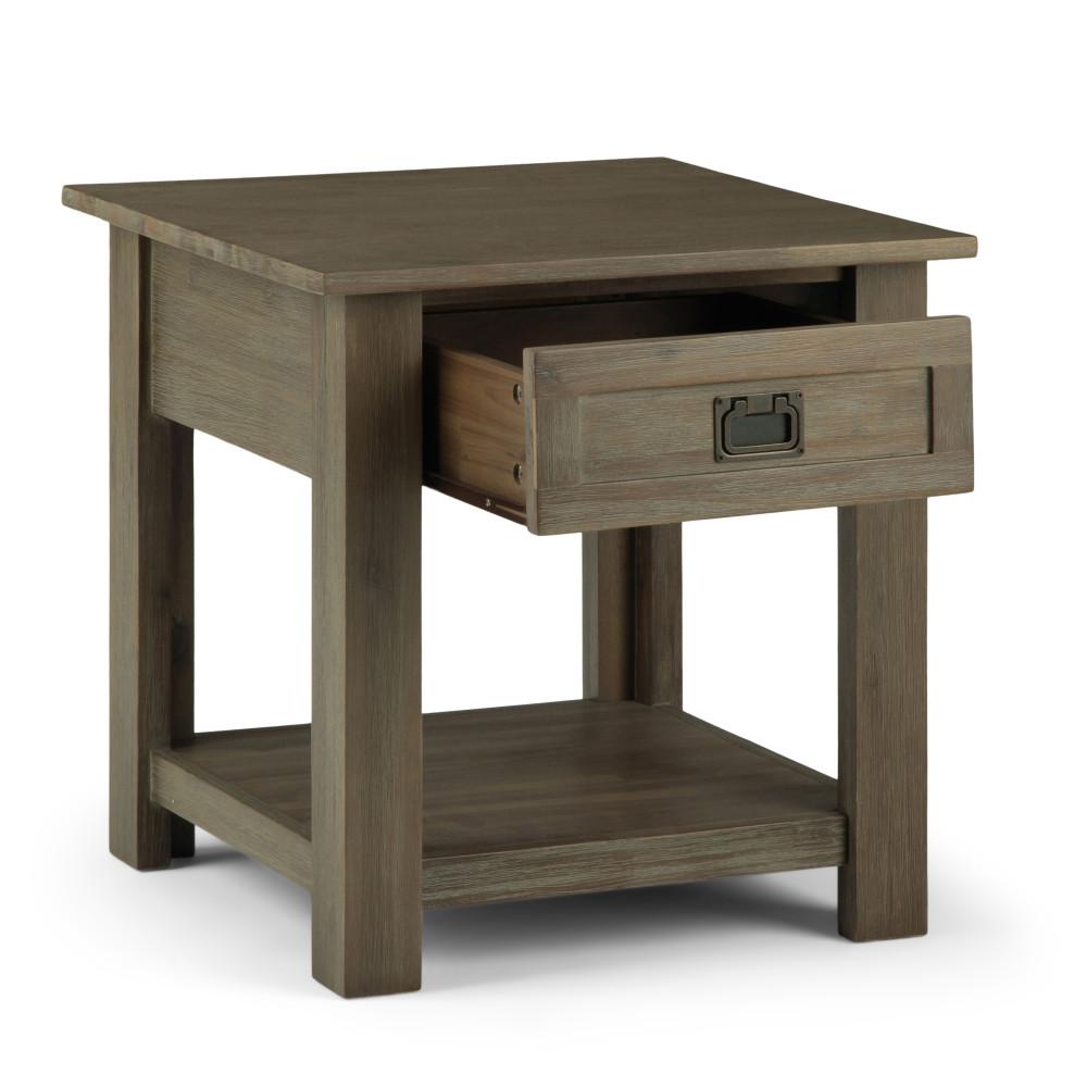 Distressed Grey | Monroe End Side Table