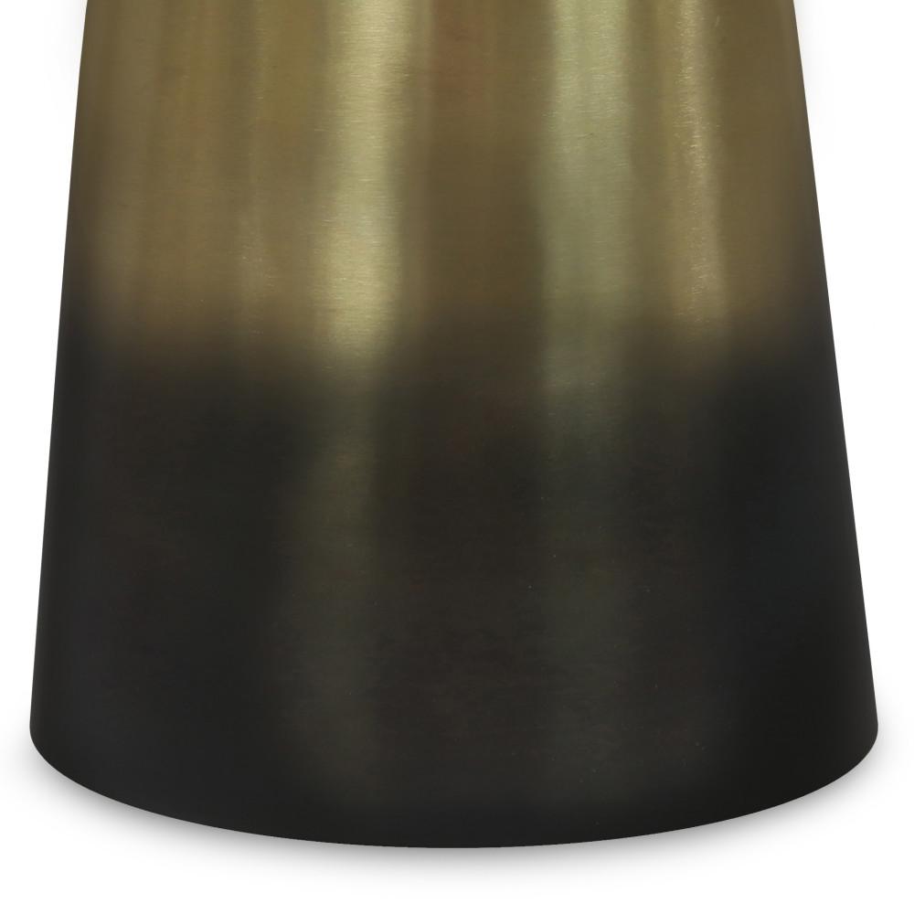 Black Gold Ombre | Toby Metal Accent Table