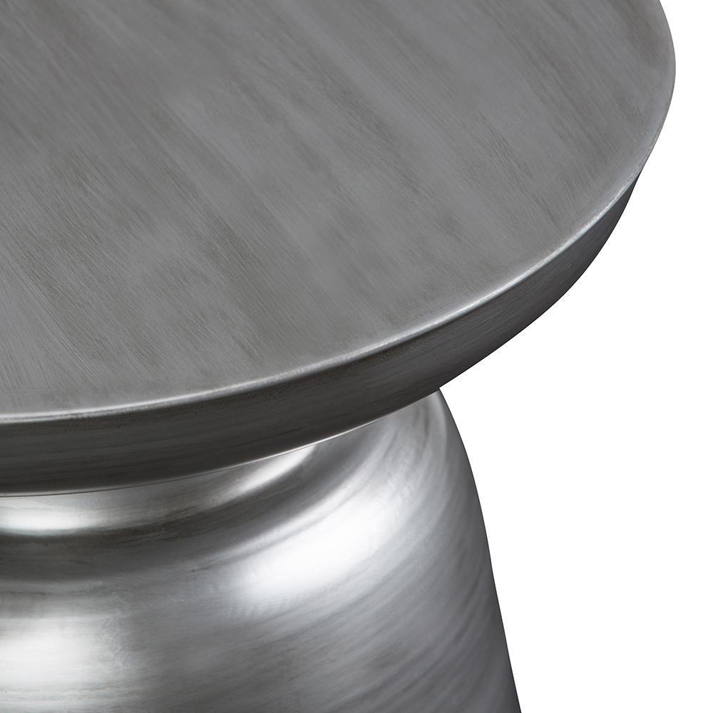 Silver | Toby Metal Accent Table