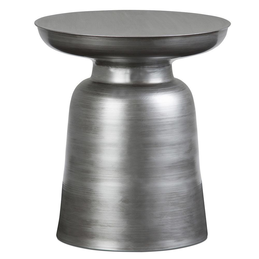 Silver | Toby Metal Accent Table