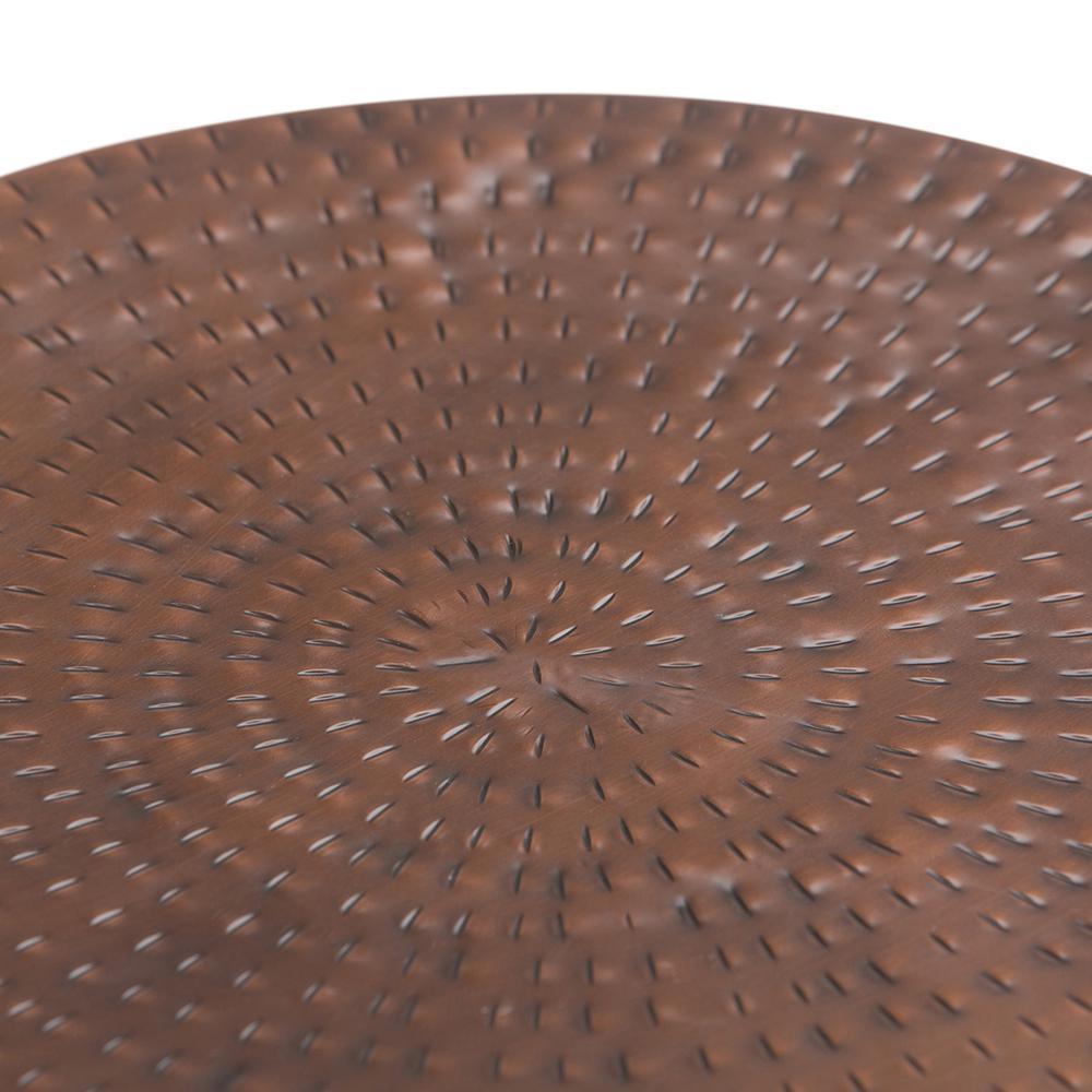  Antique Copper | Griffen Metal Storage Accent Table
