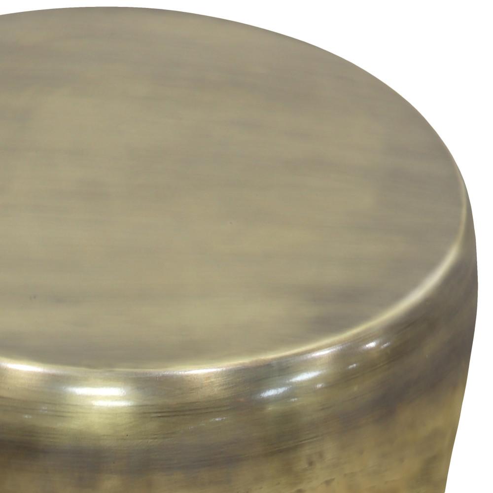 Antique Gold | Garvy 20 inch Metal Side Table