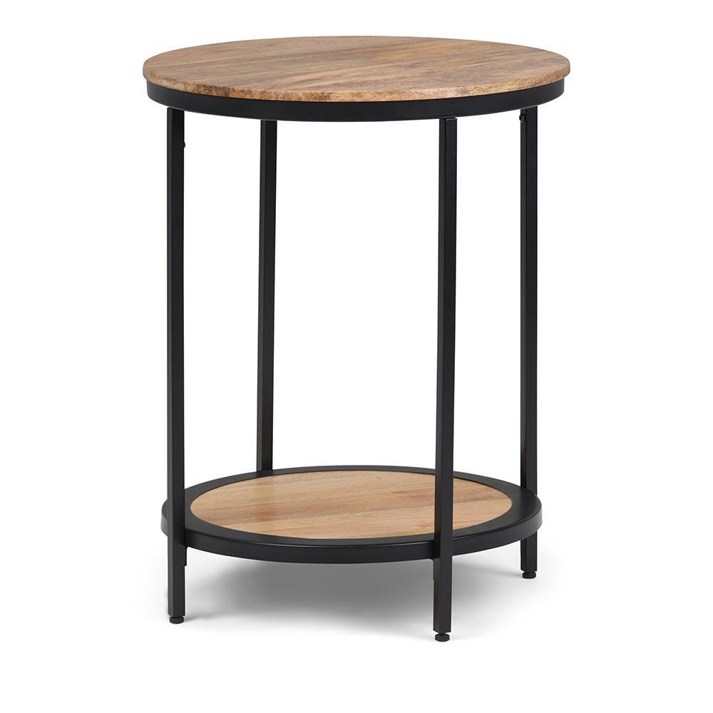 Natural Black | Jenna Round Side Table 