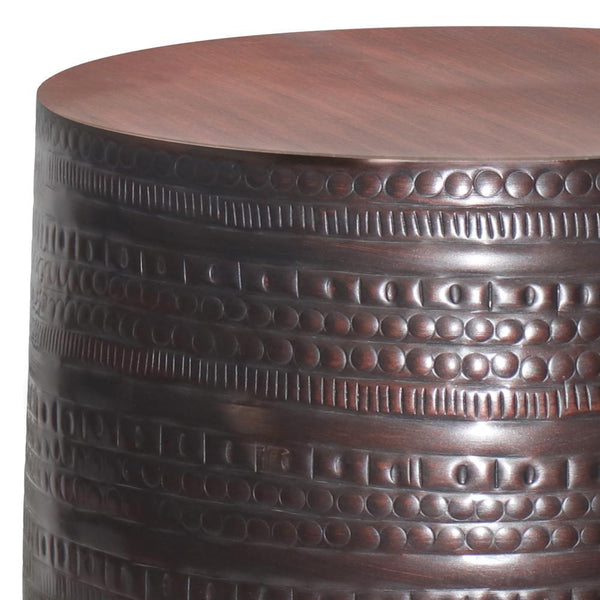 Oil Rubbed Bronze | Johnsen Large Metal Accent Table