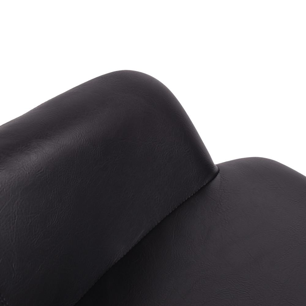 Distressed Black Distressed Vegan  Leather | Goodwin Swivel Office Chair