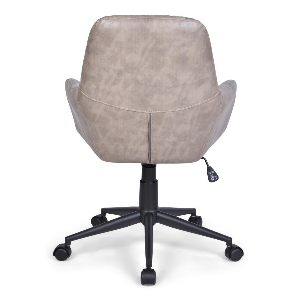 Distressed Grey Distressed Vegan  Leather | Goodwin Swivel Office Chair
