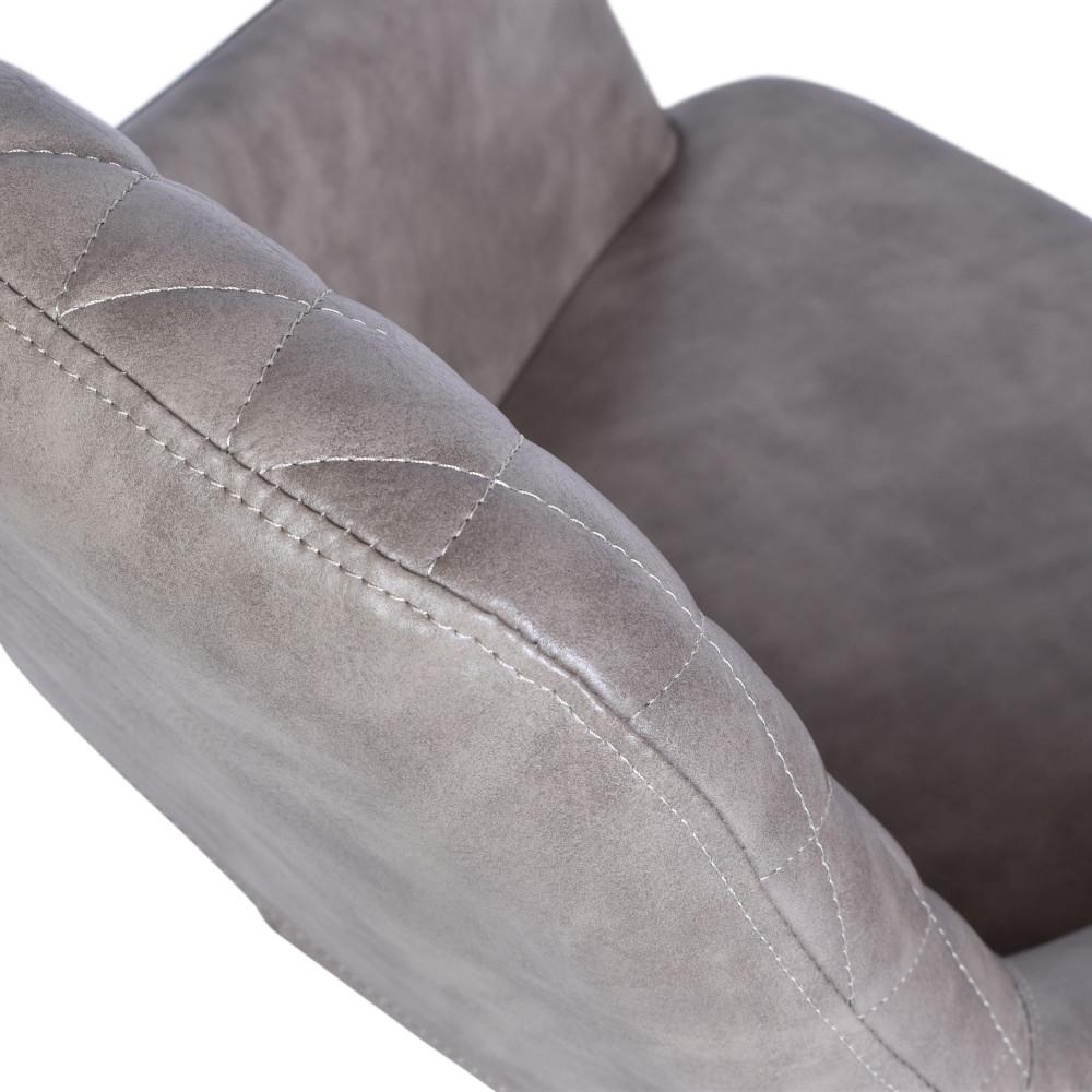 Distressed Grey Distressed Vegan  Leather | Goodwin Swivel Office Chair