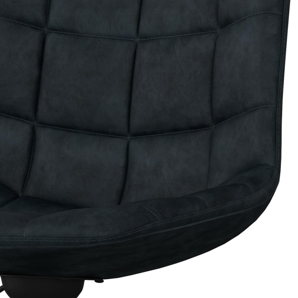  Distressed Blue Distressed Vegan Leather | Chambers Swivel Office Chair