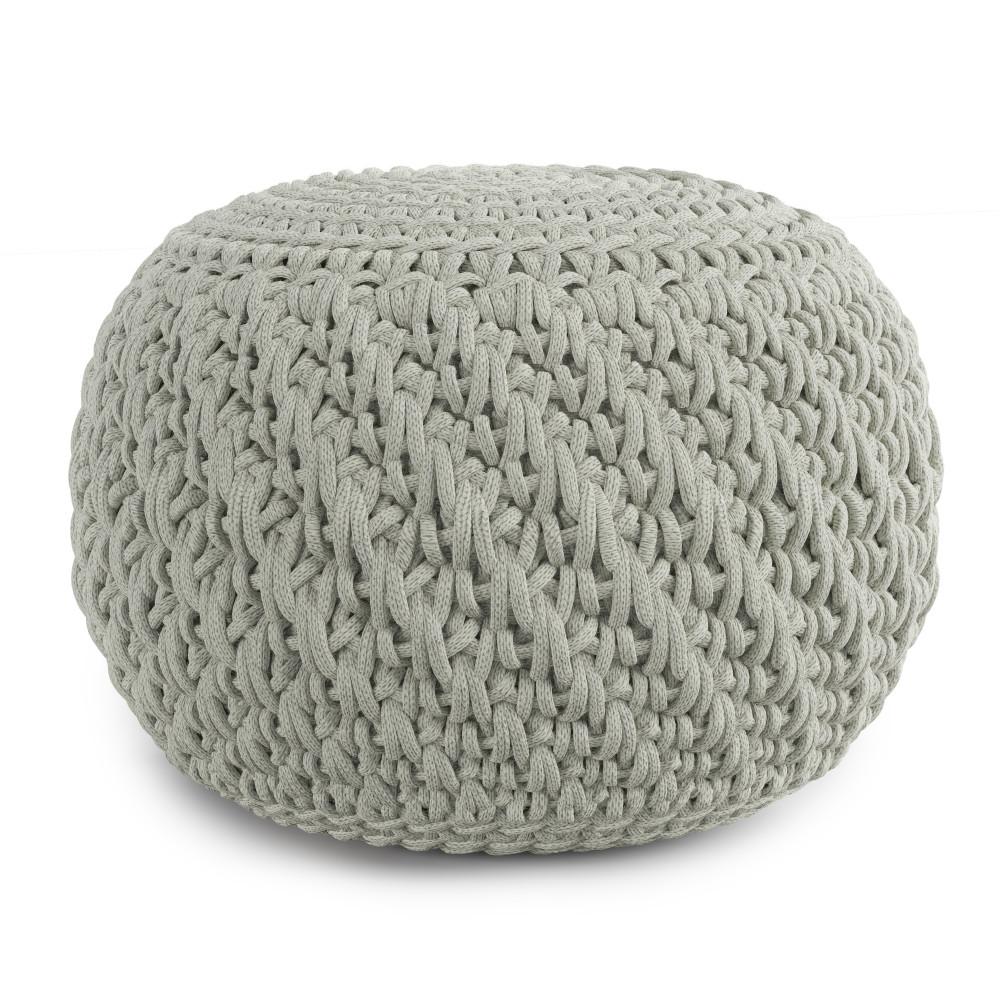 Nisi Round Knitted Outdoor/ Indoor Pouf