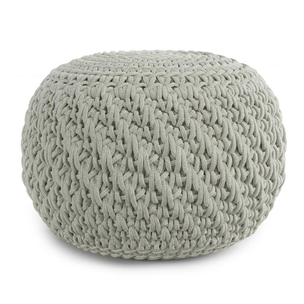 Nisi Round Knitted Outdoor/ Indoor Pouf