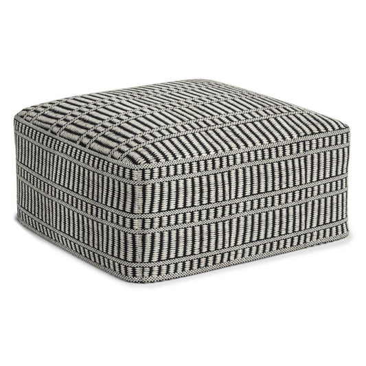 Safford Square Woven Outdoor/ Indoor Pouf