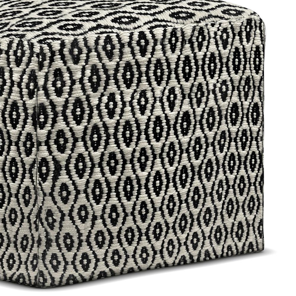 Kiana Square Woven Outdoor/ Indoor Pouf