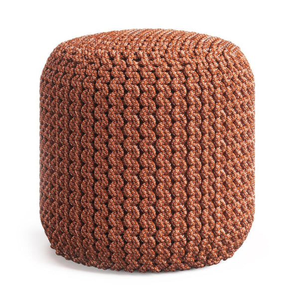 Wynne Round Knitted Outdoor/ Indoor Pouf