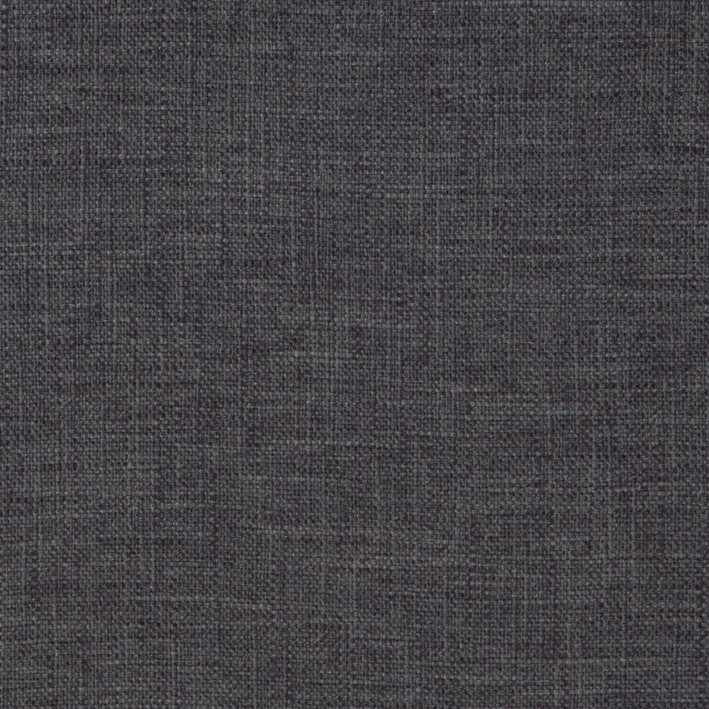 Slate Grey Linen Style Fabric | Laredo Vegan Leather Storage Ottoman