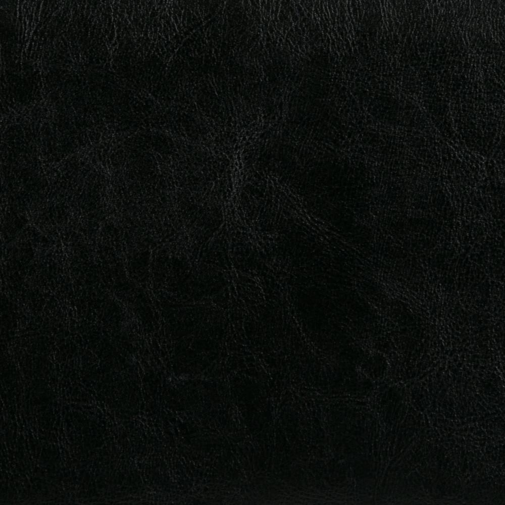 Midnight Black Vegan Leather | Dover 3 piece Vegan Leather Storage Ottoman