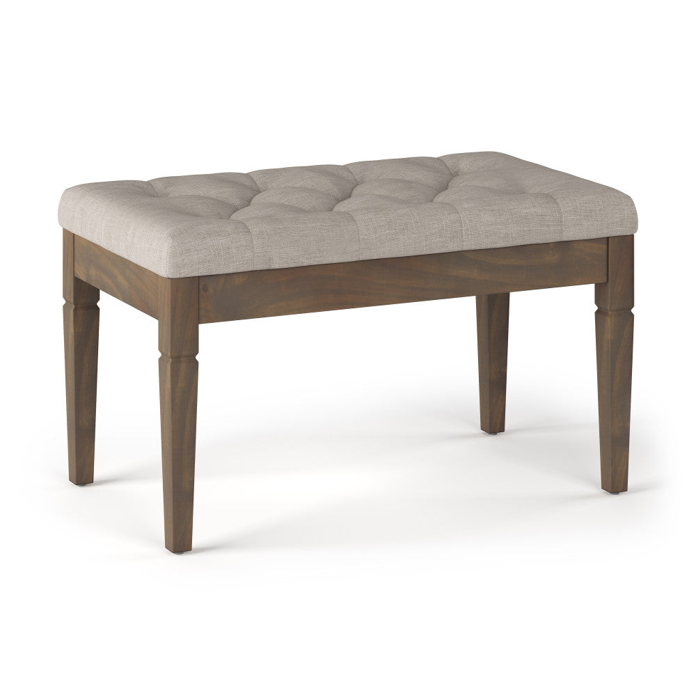 Waverly Small Tufted Ottoman Bench