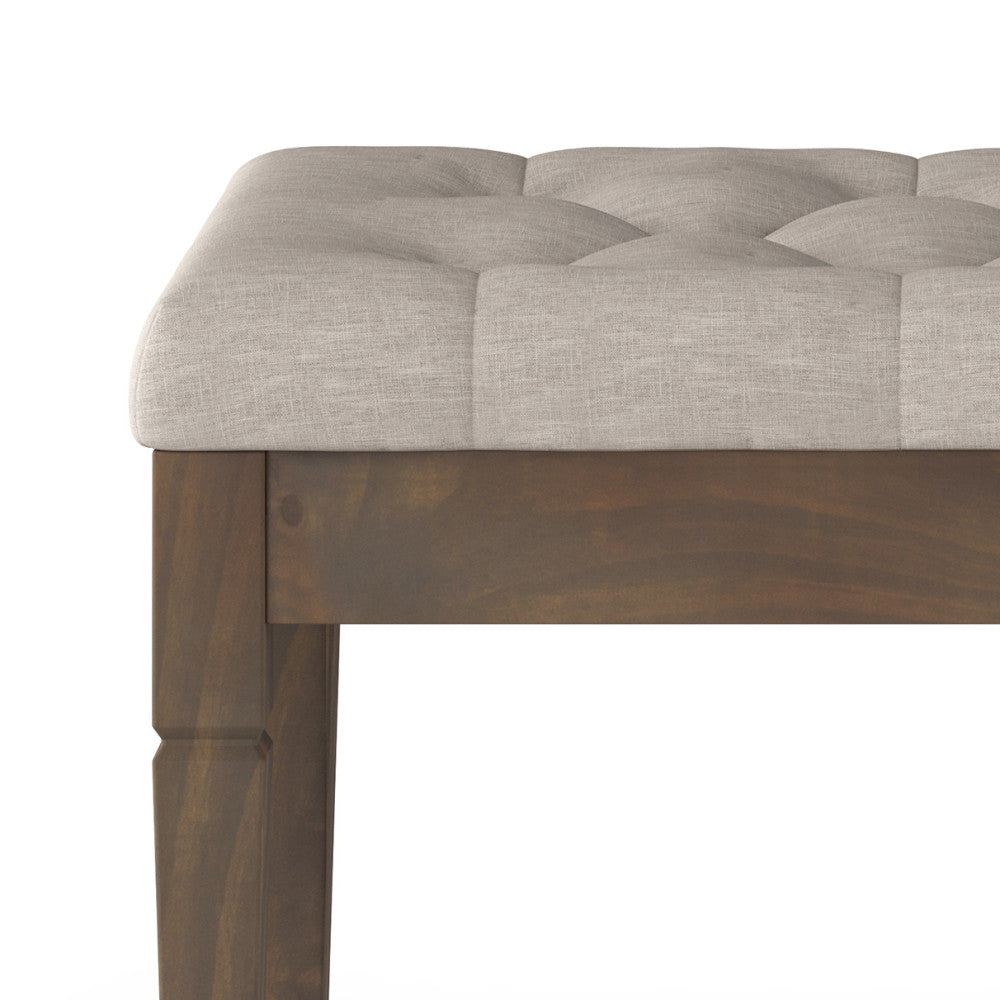Waverly Small Tufted Ottoman Bench