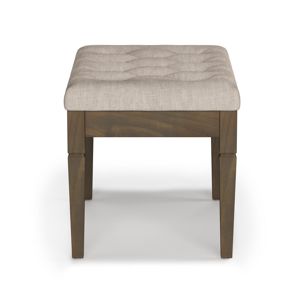 Waverly Small Tufted Ottoman Bench