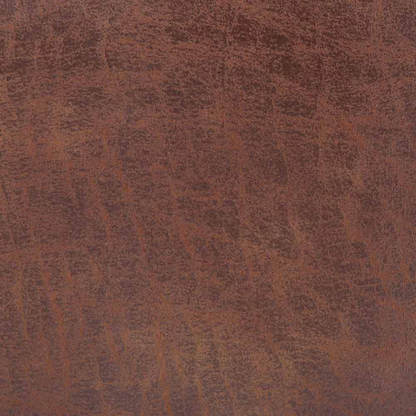 Distressed Saddle Brown Distressed Vegan Leather | Owen Rectangular Storage Ottoman