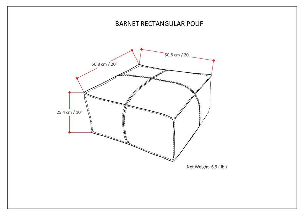 Barnett Square Pouf