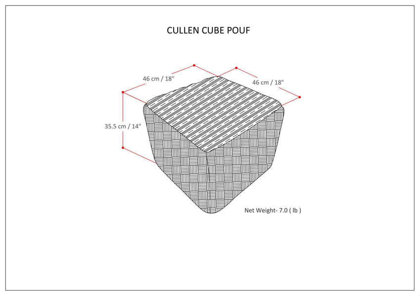 Cullen Cube Pouf