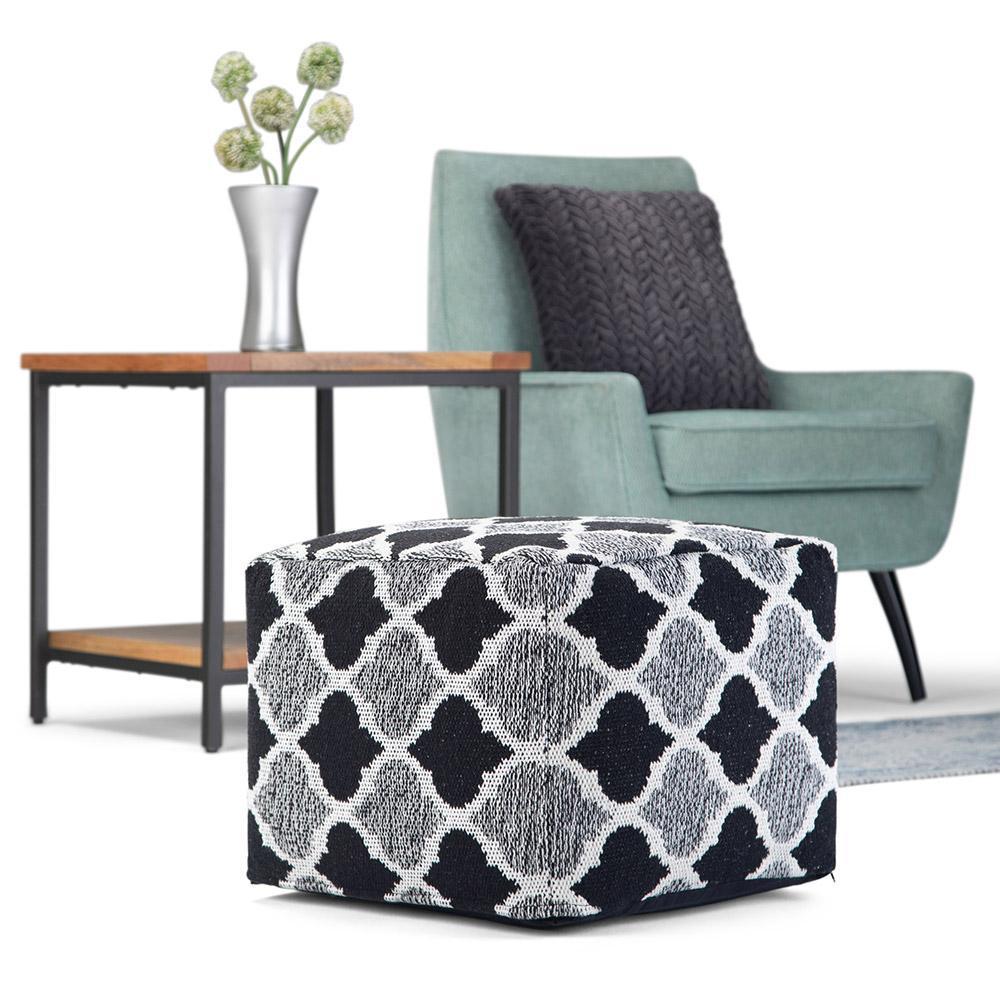Currie 18 in Wide Square Pouf