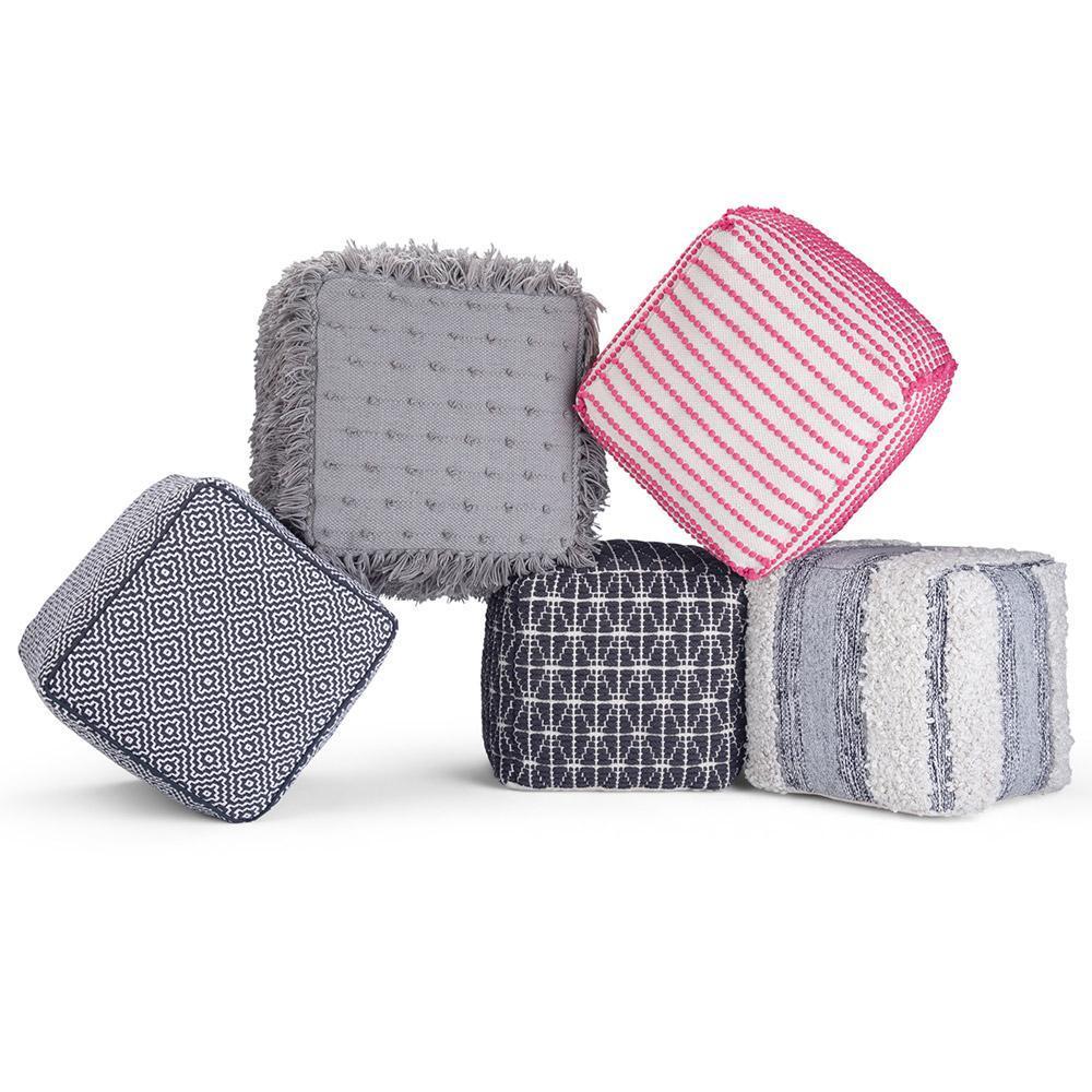Colsen 18 in Wide Square Pouf
