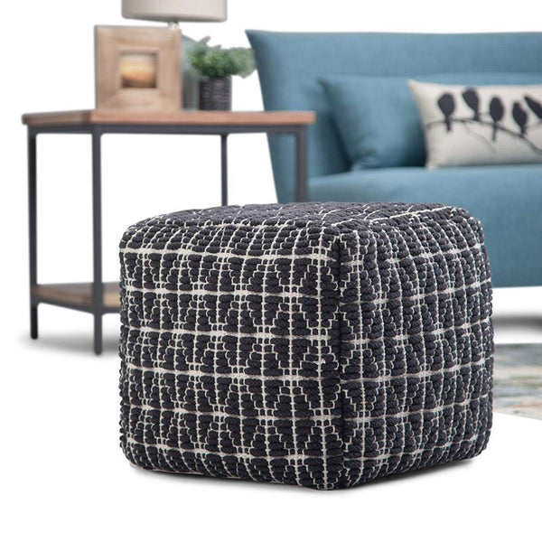 Blythe 18 in Wide Cube Pouf