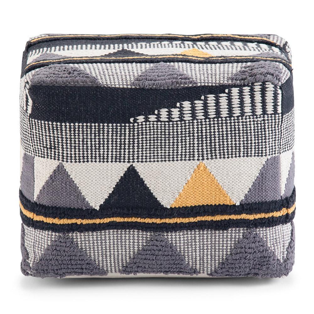 Beka 18 in Wide Square Pouf