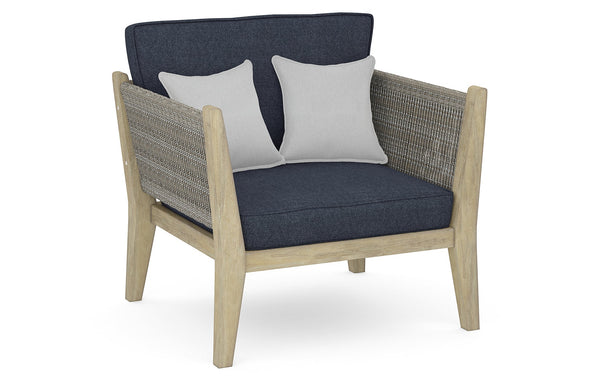 Acacia Wood Chair | Cayman Outdoor Conversation Chair – Simpli Home