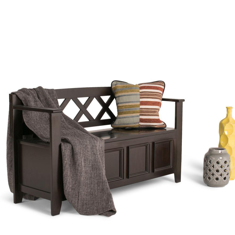 Hickory Brown | Amherst Entryway Bench