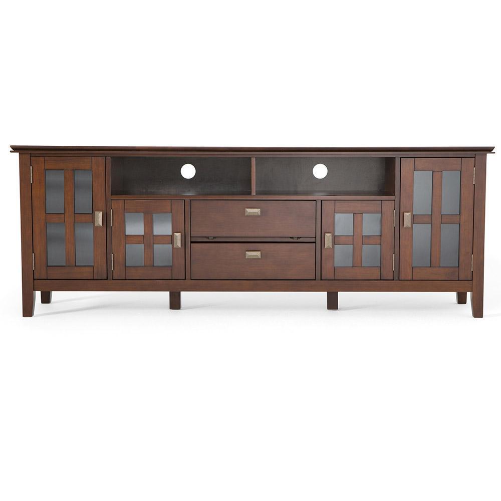 Russet Brown | Artisan 72 inch Tall TV Stand