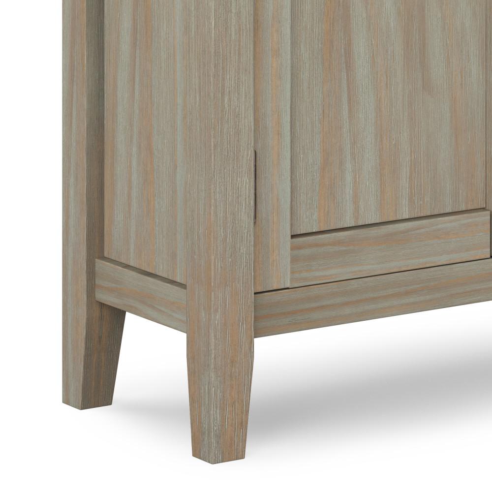 Distressed Grey | Redmond 32 inch Low Storage Cabinet