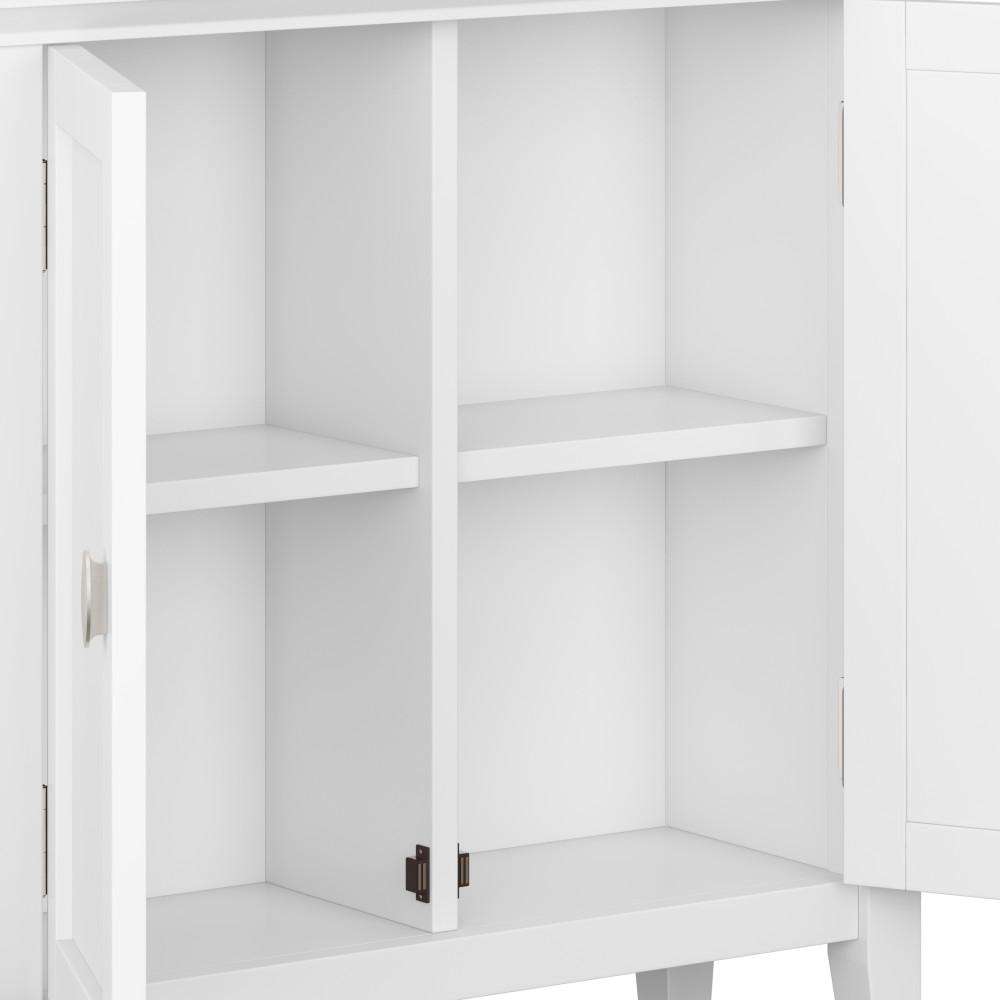 White | Redmond 32 inch Low Storage Cabinet