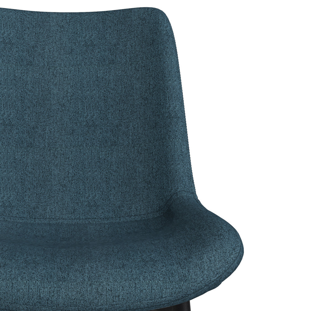 Blue Linen Style Fabric | Rosemead Dining Chair (Set of 2)