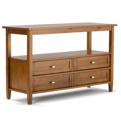 Light Golden Brown | Warm Shaker 48 inch Console Sofa Table