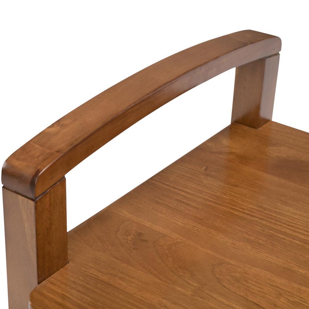Light Golden Brown | Warm Shaker 44 inch Entryway Bench