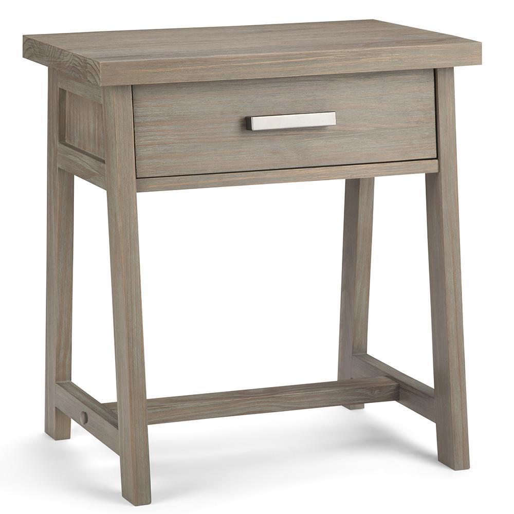 Distressed Grey | Sawhorse Bedside Table