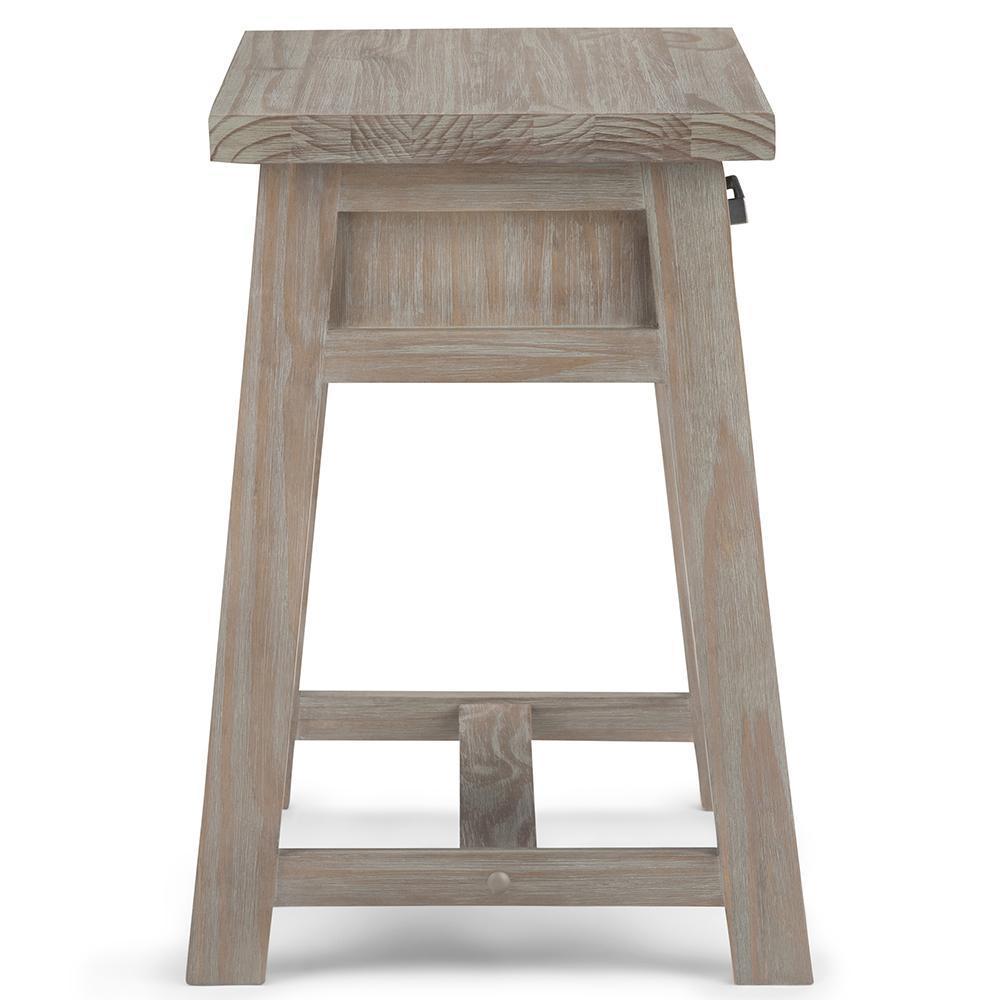 Distressed Grey | Sawhorse Bedside Table