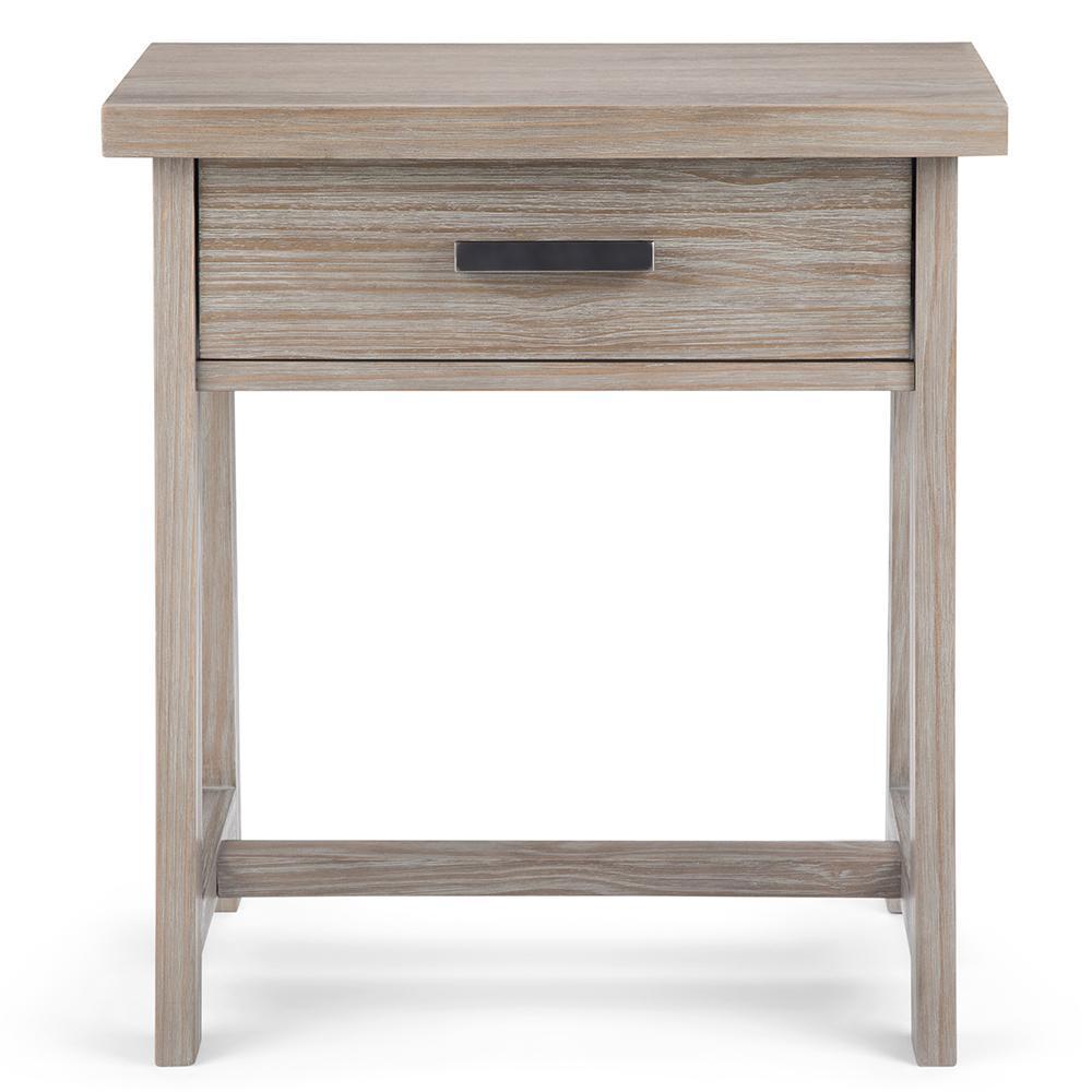 Distressed Grey | Sawhorse Bedside Table