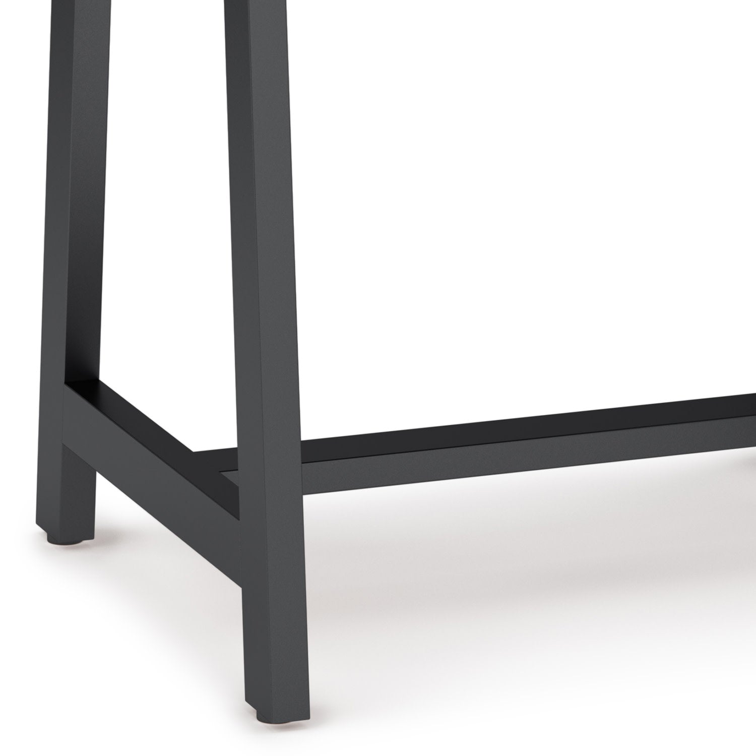 Sawhorse Metal/Wood Bedside Table